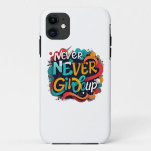 Nooit opgeven Case-Mate iPhone case