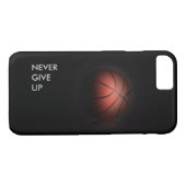 "NOOIT OPGEVEN" Case-Mate iPhone CASE (Achterkant (Horizontaal))