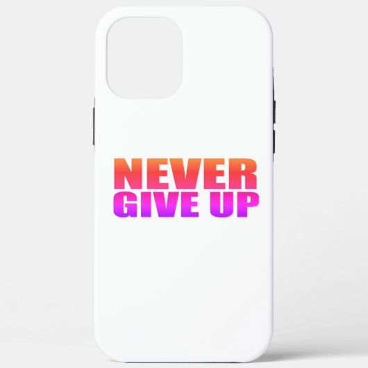 Nooit opgeven Case-Mate iPhone case (Achterkant)