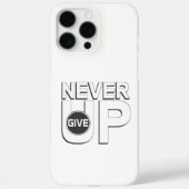 Nooit opgeven Case-Mate iPhone case (Achterkant)