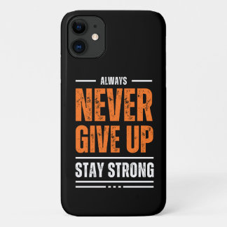 nooit opgeven Case-Mate iPhone case