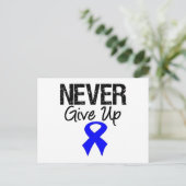 Nooit opgeven (Colon Cancer) Briefkaart (Staand voorkant)