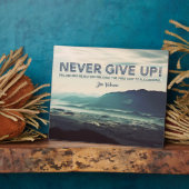 Nooit opgeven fotoplaat (Zijkant)