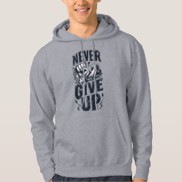 Nooit Opgeven Gebroken Kettingen Motiverende Gym H Hoodie