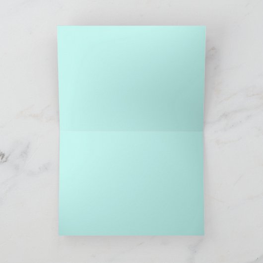 "Nooit opgeven" Geïnspireerde Kaart (Binnen)