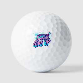 NOOIT OPGEVEN  GOLFBALLEN
