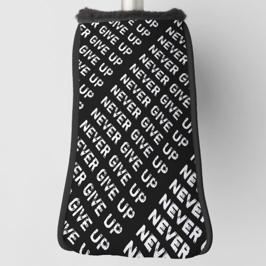 Nooit opgeven golfheadcover (Draai 90)