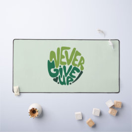 Nooit opgeven - Groene positieve handenbriefing Bureaumat