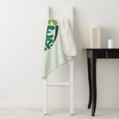 Nooit opgeven - Groene positieve handenbriefing Sherpa Deken (In situ)