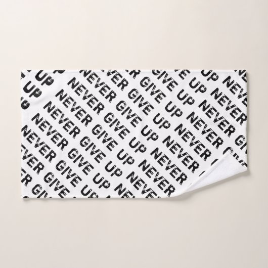 Nooit opgeven handdoek (Handdoek)