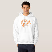 Nooit opgeven hoodie (Voorkant volledig)