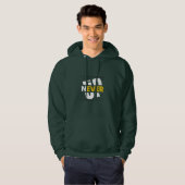 NOOIT OPGEVEN Hoodie (Voorkant volledig)