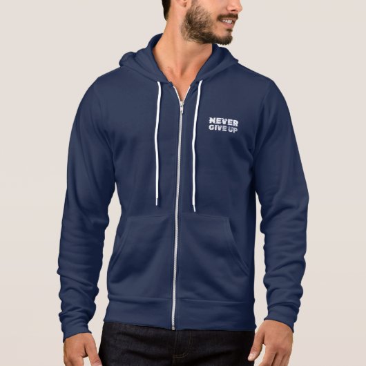 NOOIT OPGEVEN HOODIE (Voorkant)