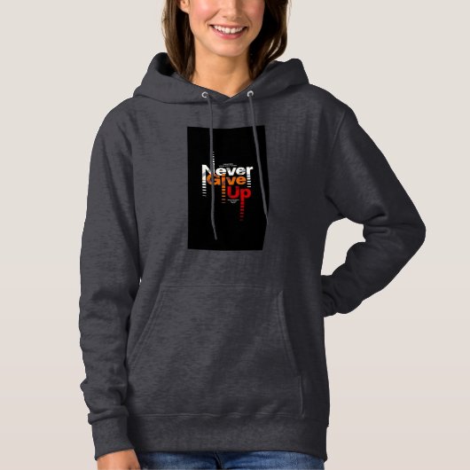 Nooit Opgeven Hoodie (Voorkant)