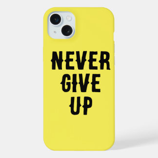 Nooit Opgeven iPhone Hoesje – Versterk Je Reis 15 Plus Case