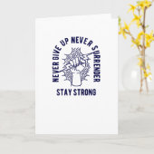 Nooit opgeven kaart (Gele Bloem)