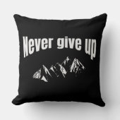 Nooit opgeven kussen (Voorkant)