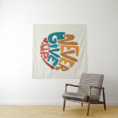 Nooit Opgeven - Lief Motivatiebericht Wandkleed (In Situ (horizontaal))