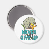 Nooit opgeven magneet (Voorkant / Achterkant)