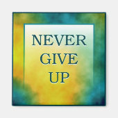 NOOIT OPGEVEN MAGNEET (Voorkant)