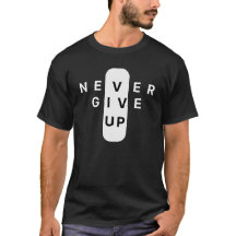 Nooit Opgeven | Moderne Minimalistische Typografie