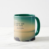 Nooit opgeven mok (Voorkant rechts)