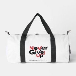 Nooit Opgeven Motivatie T-Shirt – Inspirerend Plunjezak
