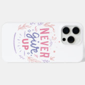 Nooit Opgeven Motiverende Hoes voor Telefoon (Achterkant (horizontaal))