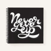 Nooit opgeven notitieboek (Voorkant)