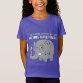 Nooit Opgeven Olifant T-shirt (Voorkant)