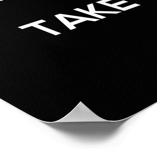 nooit opgeven omdat grote dingen tijd vergen poster (Hoek)