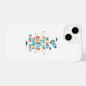 Nooit opgeven omdat het tijd kost Case-Mate iPhone case (Achterkant (horizontaal))