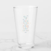 Nooit opgeven omdat het tijd kost glas (Achterkant)