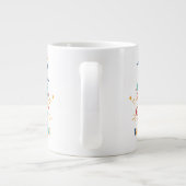 Nooit opgeven omdat het tijd kost grote koffiekop (Achterkant)