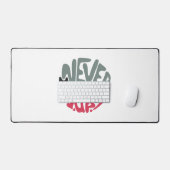 Nooit opgeven - Opwindend wit opsplitsen Bureaumat (Keyboard & Muis)