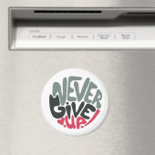 Nooit opgeven - Opwindend wit opsplitsen Magneet (Insitu (Vaatwasser))