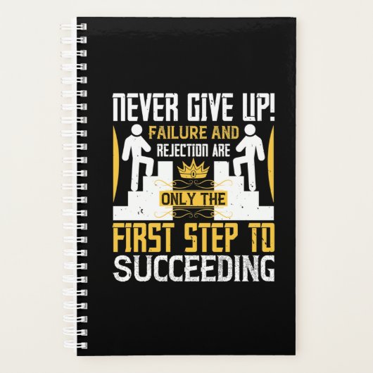 Nooit opgeven planner (Voorkant)