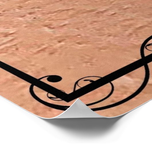 "Nooit opgeven" Positief Poster voor wandkunst (Hoek)