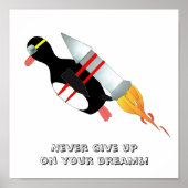 Nooit opgeven poster (Voorkant)