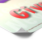 Nooit Opgeven Poster (Hoek)
