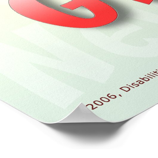 Nooit opgeven poster (Hoek)