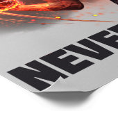 Nooit opgeven poster (Hoek)