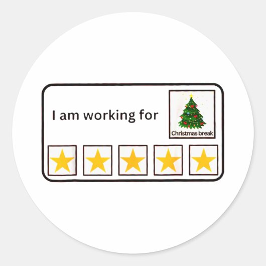 Nooit Opgeven Ronde Sticker (Voorkant)