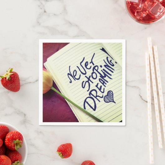 Nooit opgeven servet (Insitu)