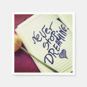 Nooit opgeven servet (Voorkant)