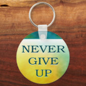NOOIT OPGEVEN SLEUTELHANGER (Voorkant)