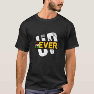 NOOIT OPGEVEN   Stoute Grunge Protest T-shirt