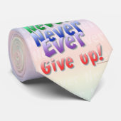 Nooit opgeven stropdas (Opgerold)