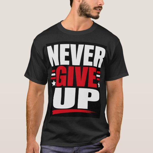 Nooit Opgeven T-shirt (Voorkant)