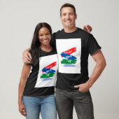 Nooit opgeven t-shirt (Unisex)